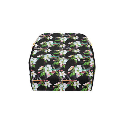 Apple blossom Pattern Print Design AB07 Diaper Bag Backpack