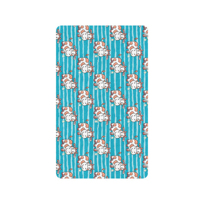 Cow Cute Print Pattern Rubber Doormat