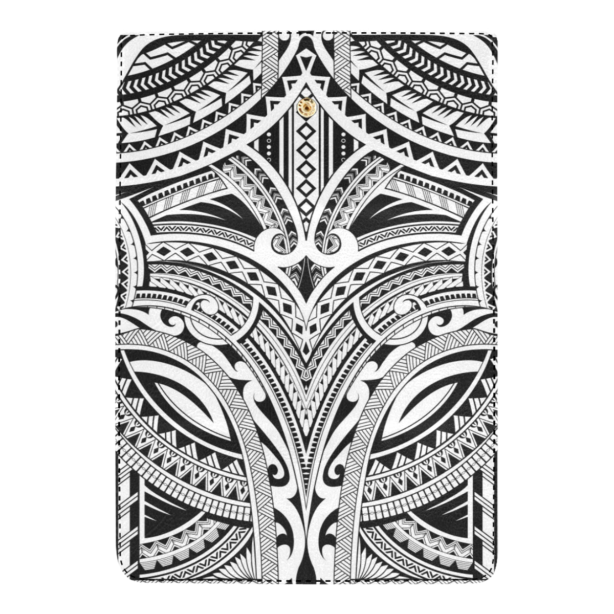 Maori Pattern Print Design 06 Women's Trifold Wallet
