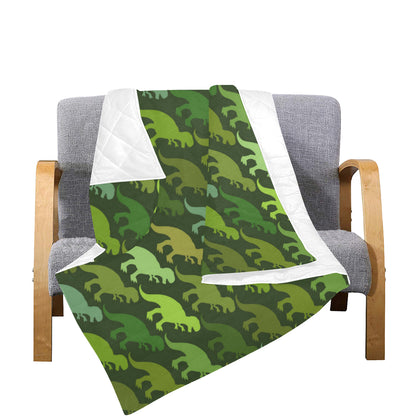T Rex Pattern Print Design A03 Premium Quilt