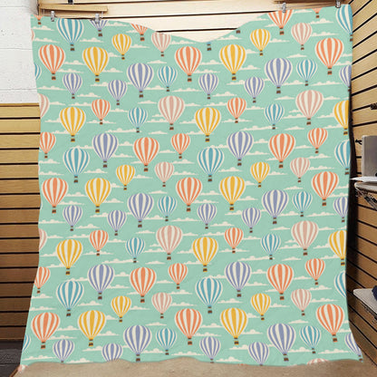 Ballon Pattern Print Design 01 Premium Quilt