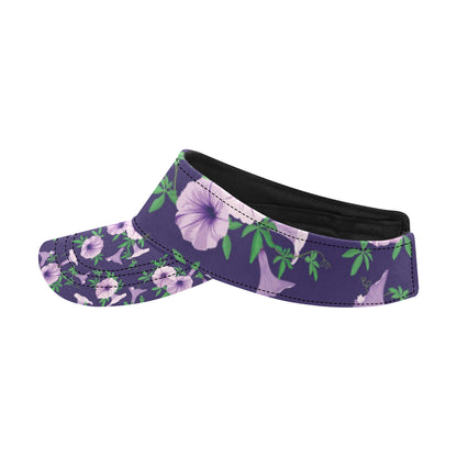 Morning Glory Pattern Print Design MG01 Unisex Sun Visor