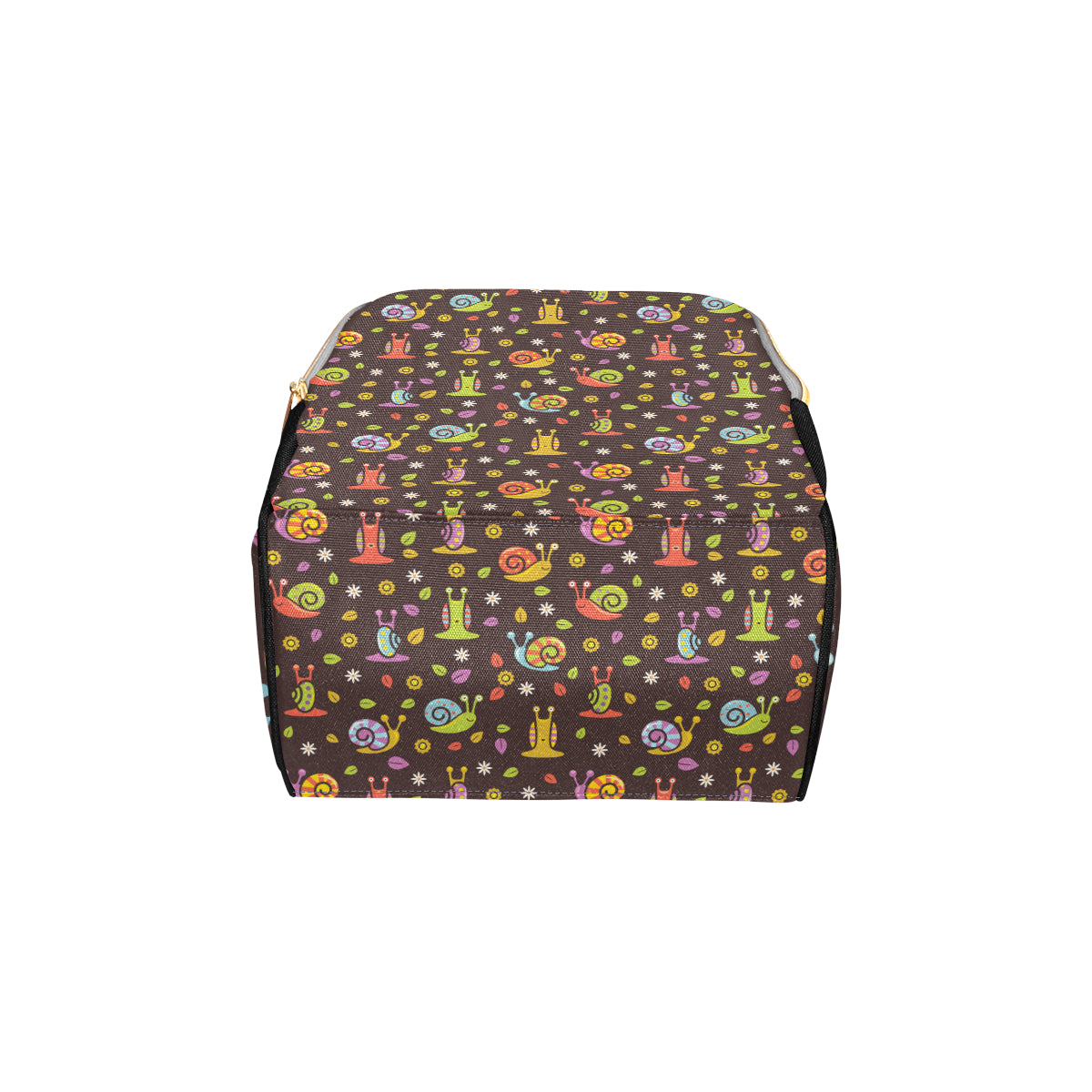 Snail Pattern Print Design 01 Diaper Bag Backpack
