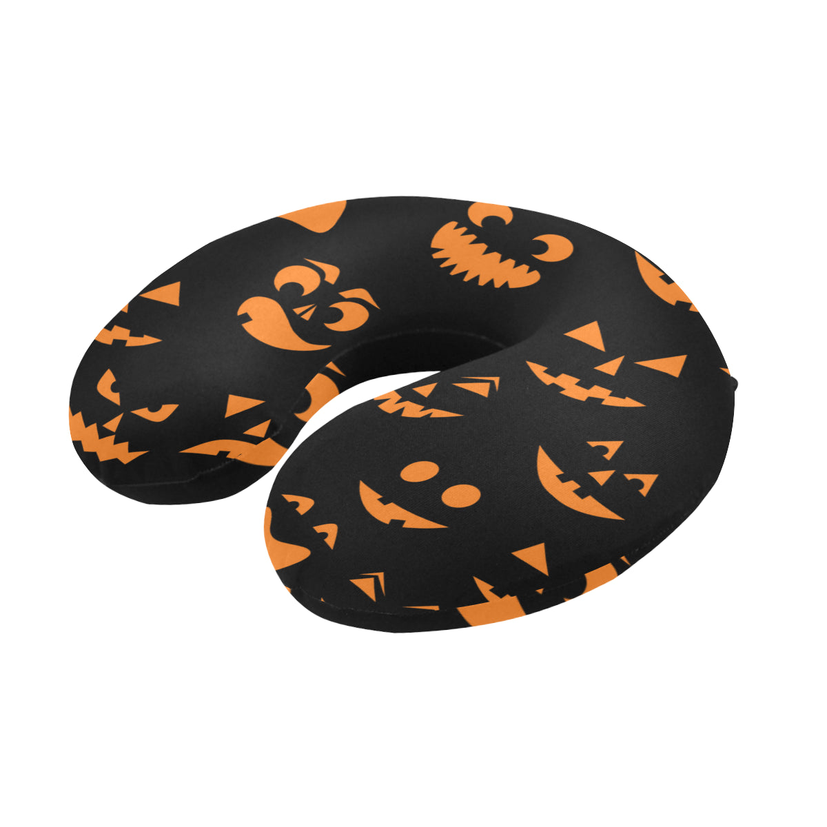 Halloween Pattern Print Design 02 U-Shaped Travel Neck Pillow
