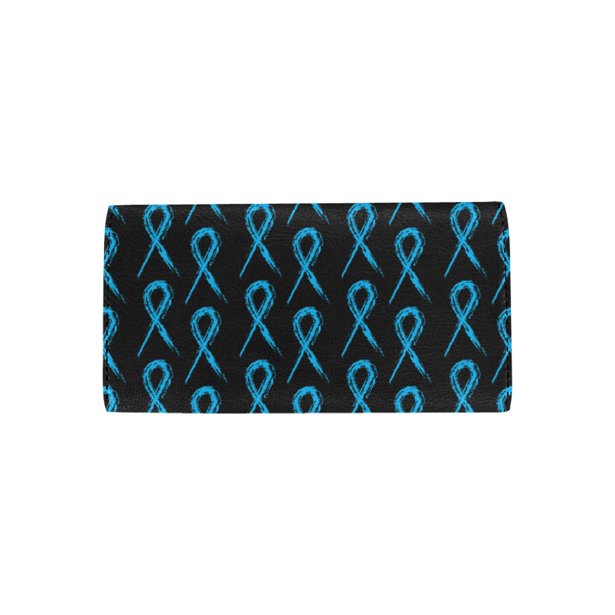 Prostate cancer Pattern Print Design A02 Women's Trifold Wallet