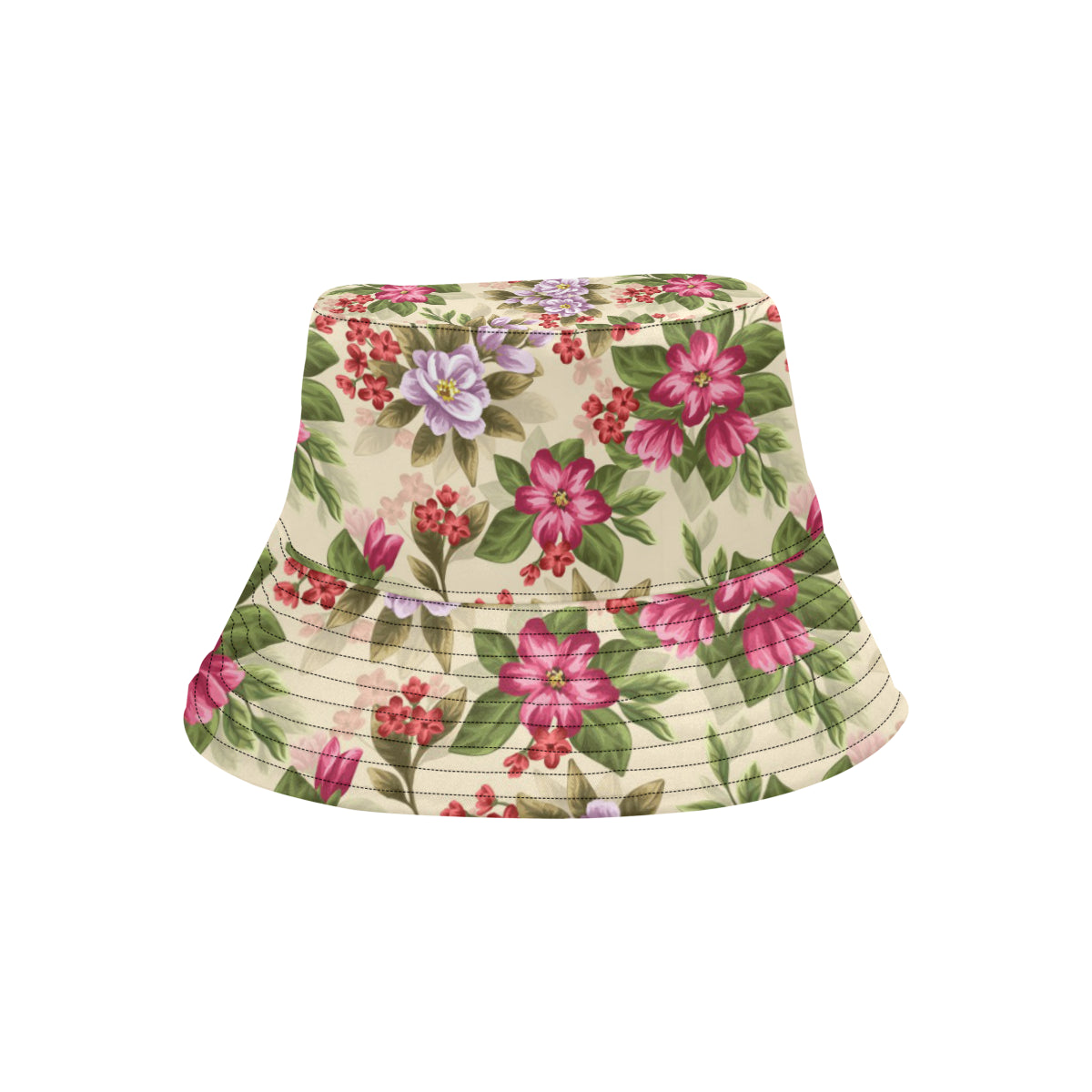 Summer Floral Pattern Print Design SF08 Unisex Bucket Hat