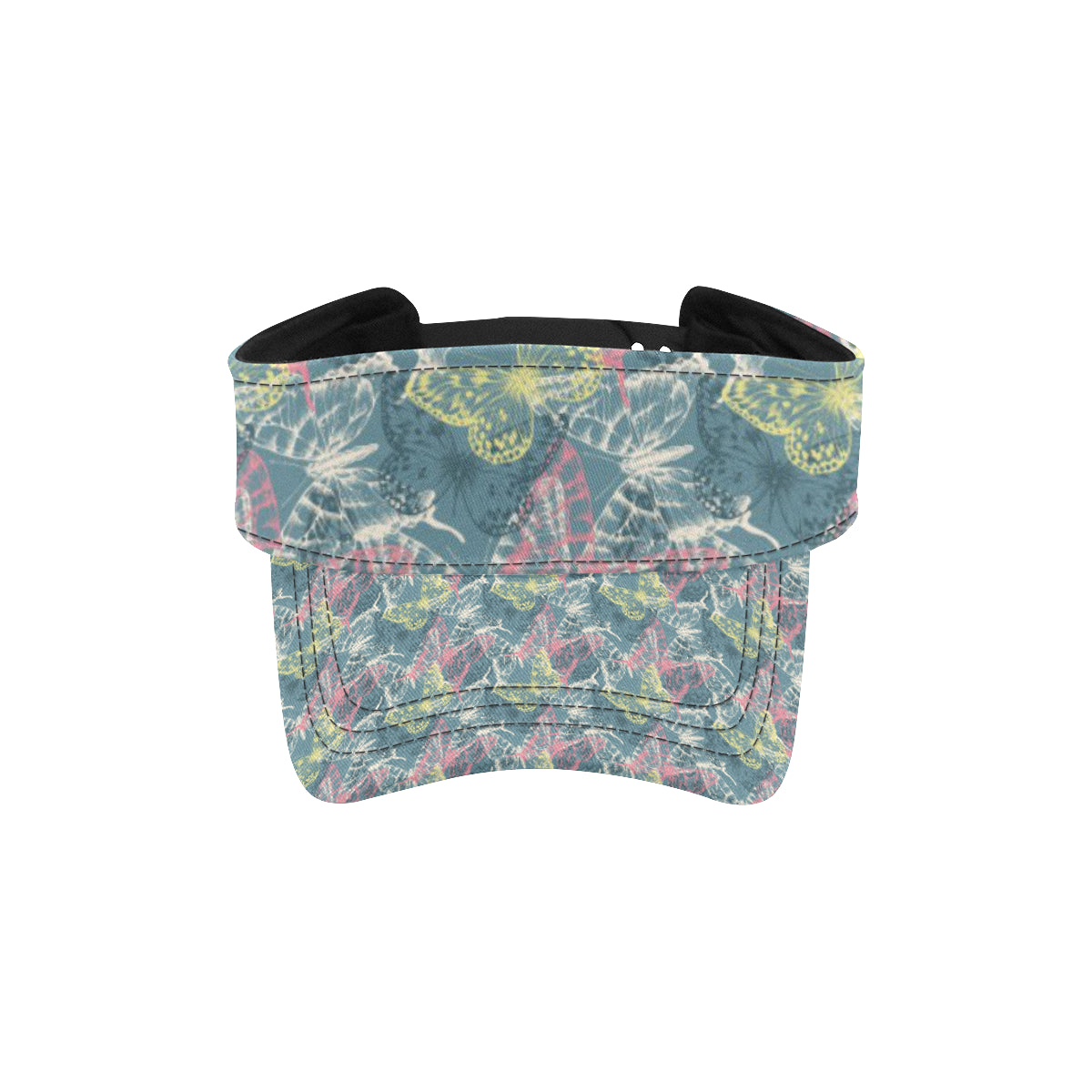 Butterfly Pattern Print Design 01 Unisex Sun Visor