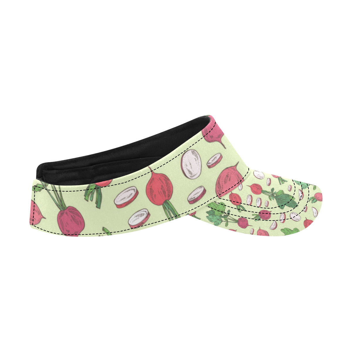 Radish Pattern Print Design A04 Unisex Sun Visor