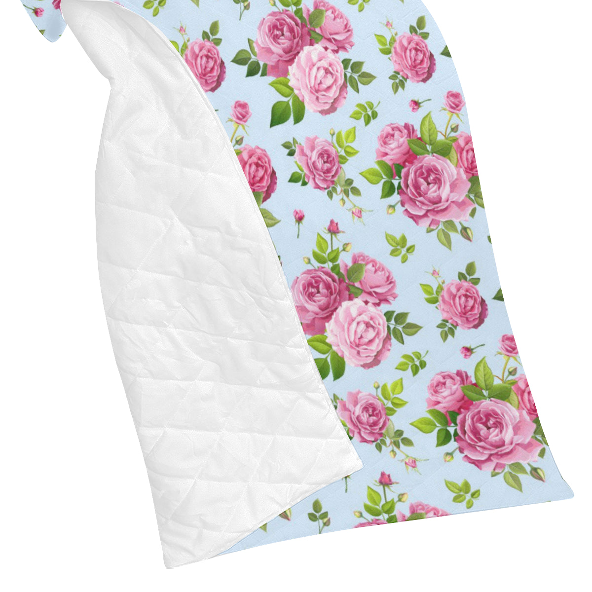 Rose Pink Pattern Print Design RO08 Premium Quilt