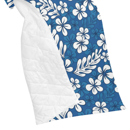 Plumeria Pattern Print Design PM015 Premium Quilt
