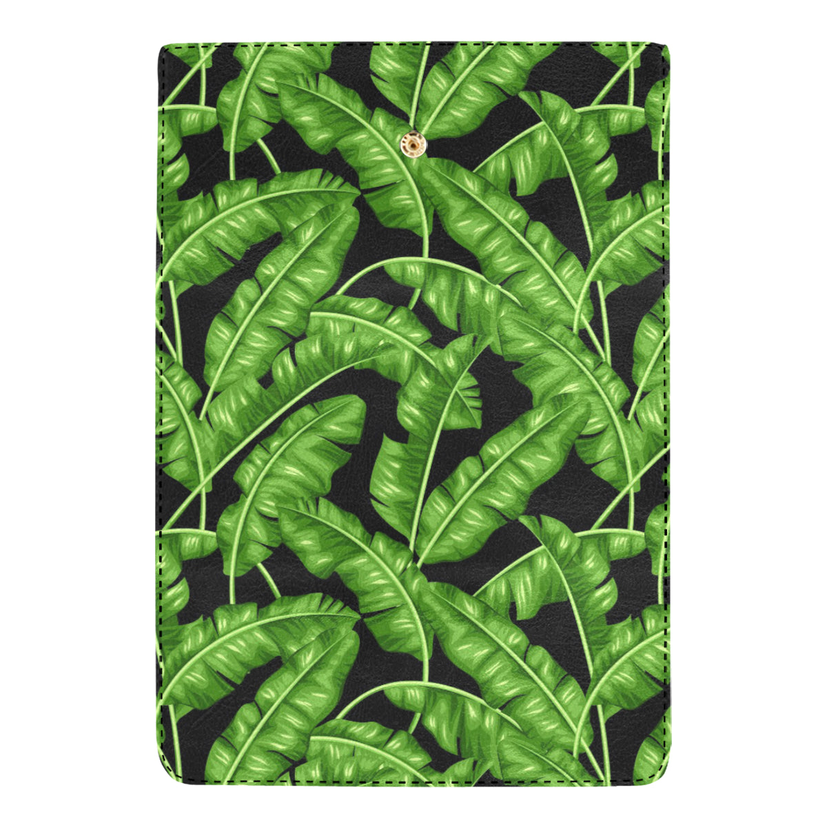 Banana Leaf Pattern Print Design BL01 Women's Trifold Wallet