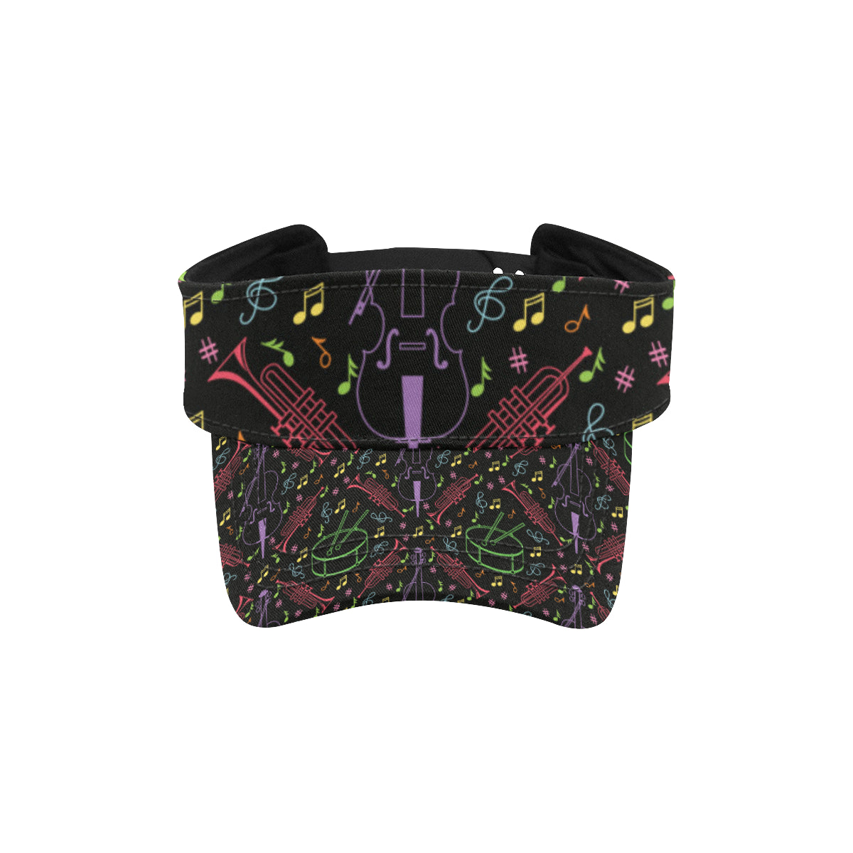 Cello Neon Pattern Print Design 02 Unisex Sun Visor