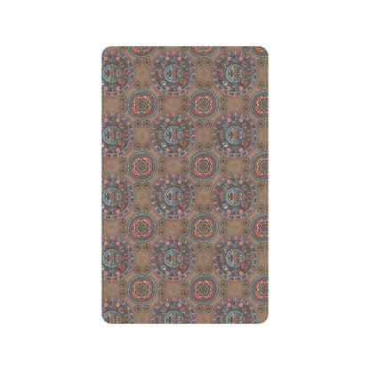 Calendar Aztec Design Print Pattern Rubber Doormat