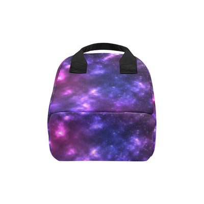 Celestial Purple Blue Galaxy Insulated Lunch Bag