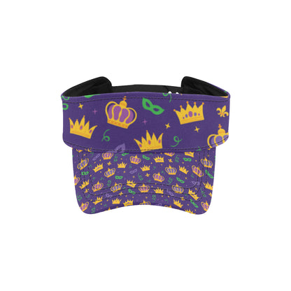 Mardi Gras Pattern Print Design 03 Unisex Sun Visor