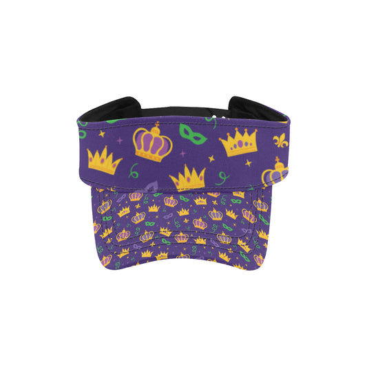 Mardi Gras Pattern Print Design 03 Unisex Sun Visor