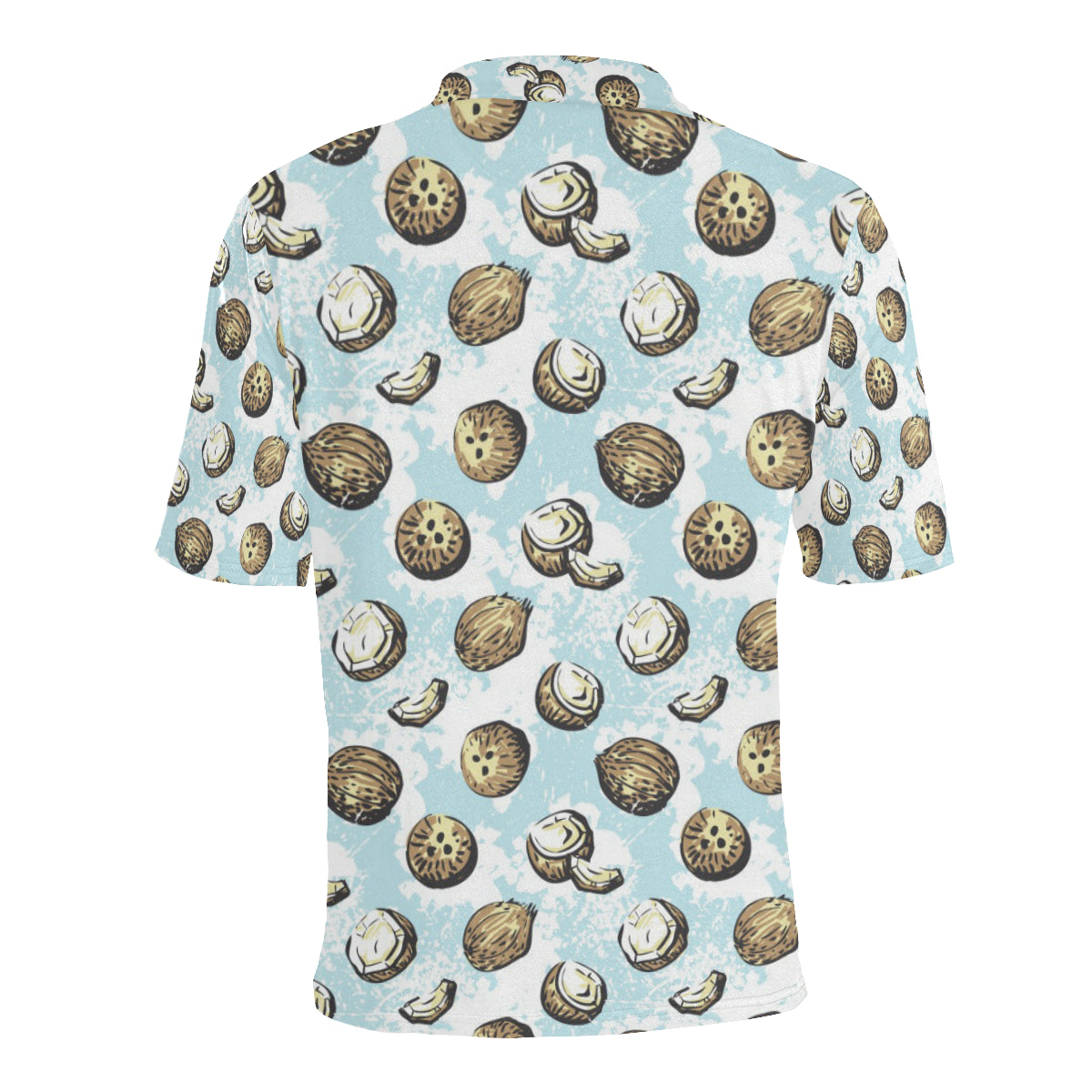 Coconut Pattern Print Design CN01 Men Polo Shirt