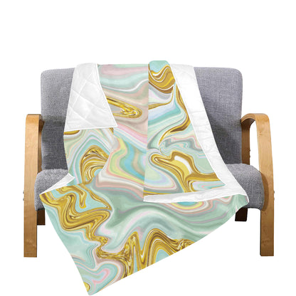 Gold Sweet Marble Premium Quilt