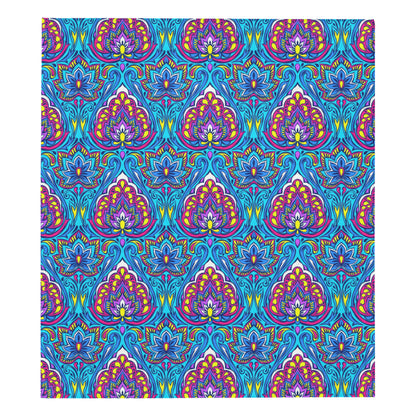 lotus Boho Pattern Print Design LO010 Premium Quilt