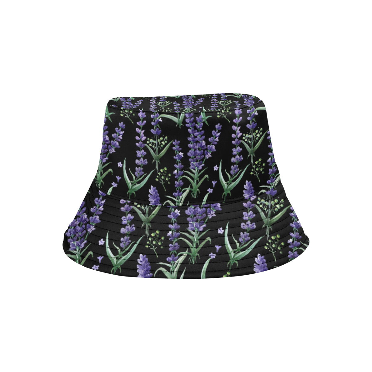 Lavender Pattern Print Design LV01 Unisex Bucket Hat
