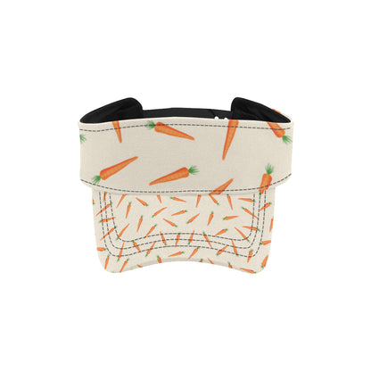 Carrot Pattern Print Design 07 Unisex Sun Visor