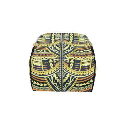 Polynesian Tattoo Print Diaper Bag Backpack