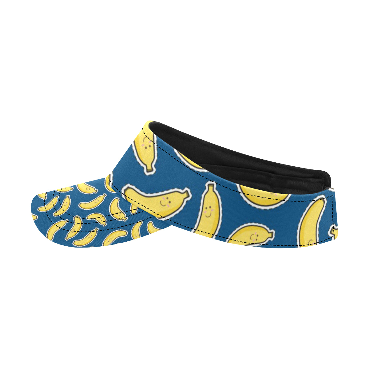 Banana Pattern Print Design BA03 Unisex Sun Visor