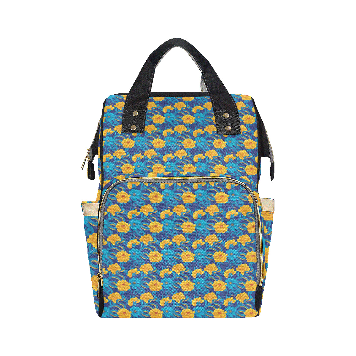 Boa Pattern Print Design 01 Diaper Bag Backpack