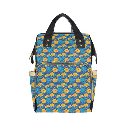 Boa Pattern Print Design 01 Diaper Bag Backpack