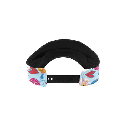 Morning Glory Pattern Print Design MG06 Unisex Sun Visor