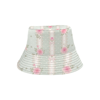Rose Pattern Print Design RO016 Unisex Bucket Hat