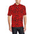 Leopard Red Skin Print Men Polo Shirt