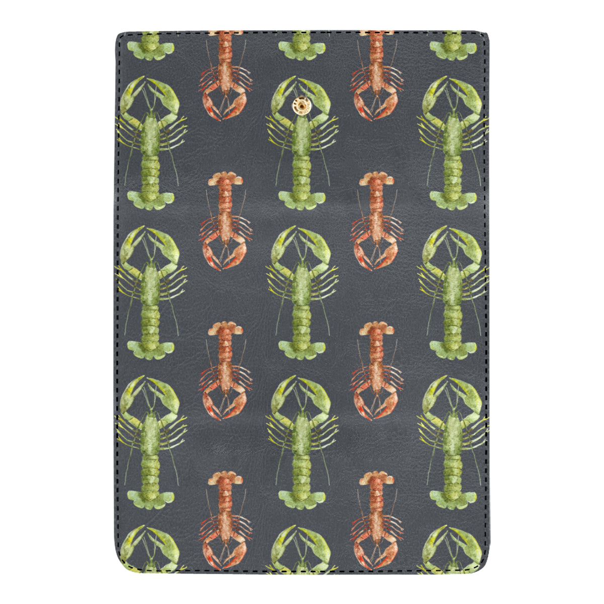 Lobster Pattern Print Design 01 Women's Trifold Wallet