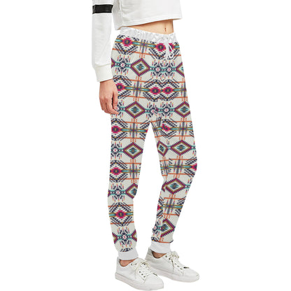 Indian Navajo Art Themed Design Print Unisex Sweatpants