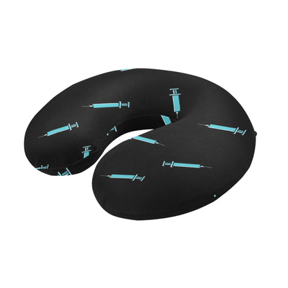 Phlebotomist Pattern Print Design A04 U-Shaped Travel Neck Pillow