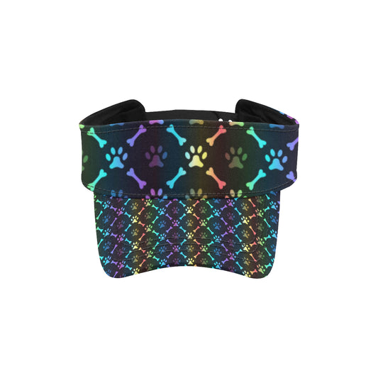 Paw Rainbow Print Unisex Sun Visor