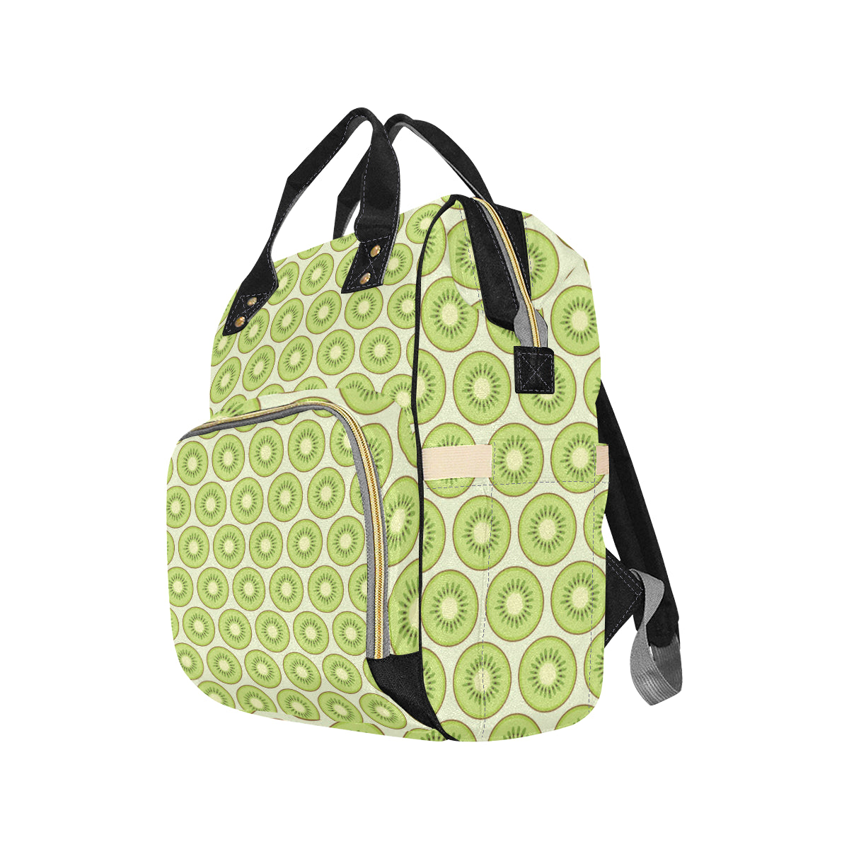 Kiwi Pattern Print Design KW02 Diaper Bag Backpack