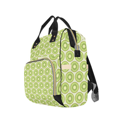 Kiwi Pattern Print Design KW02 Diaper Bag Backpack