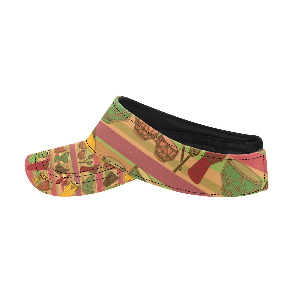 Percussion Pattern Print Design 01 Unisex Sun Visor