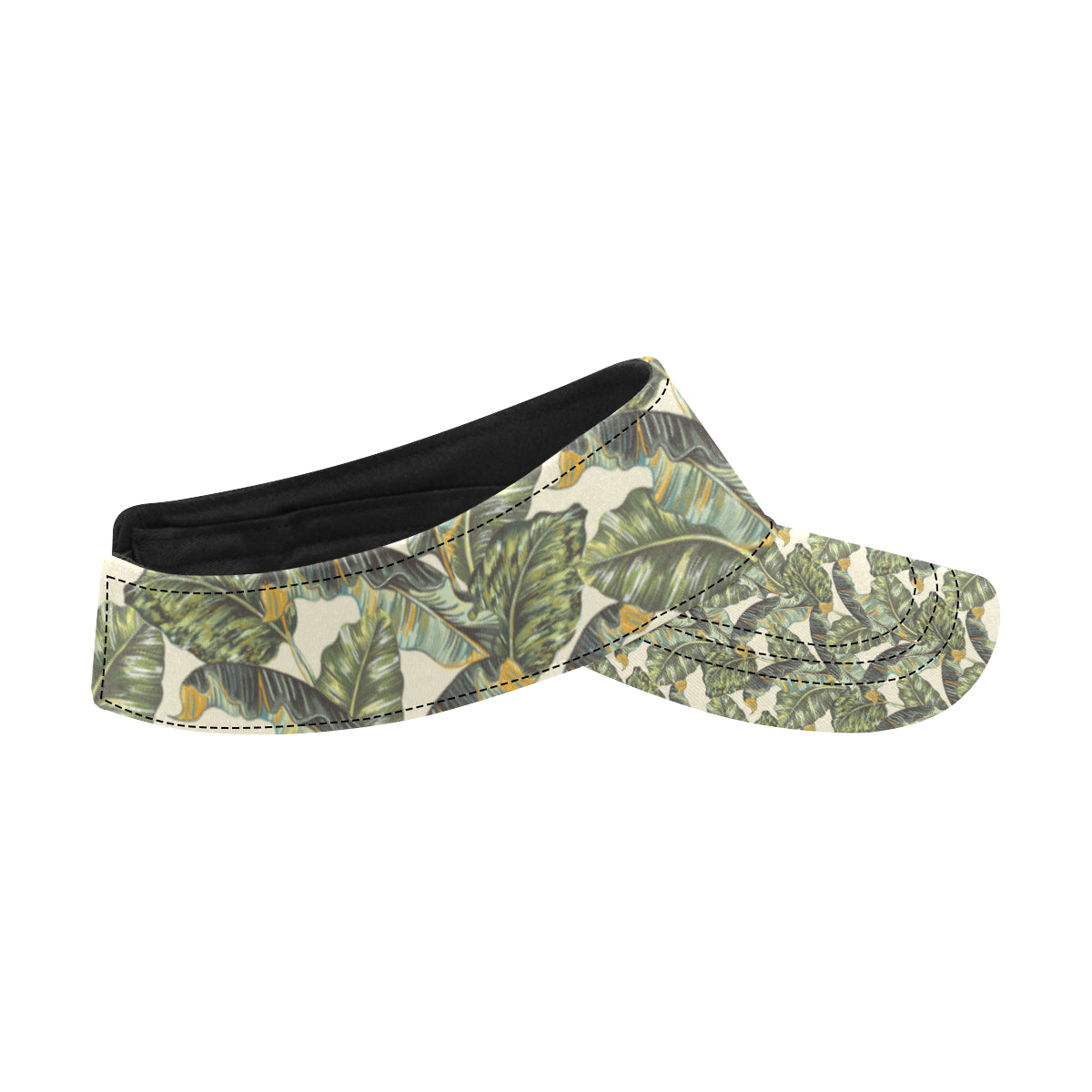 Banana Leaf Pattern Print Design 04 Unisex Sun Visor