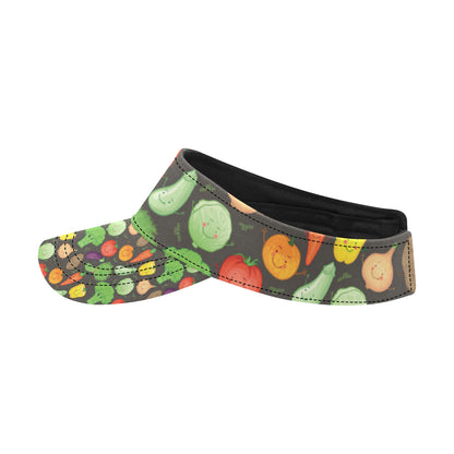 Vegan Funny Themed Design Print Unisex Sun Visor