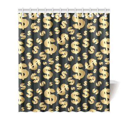 Dollar Pattern Print Design DO04 Shower Curtain