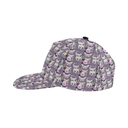 Chihuahua Happy Pattern Snapback Cap