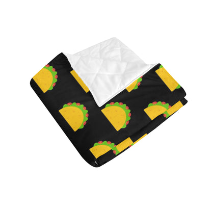 Taco Pattern Print Design TC06 Premium Quilt