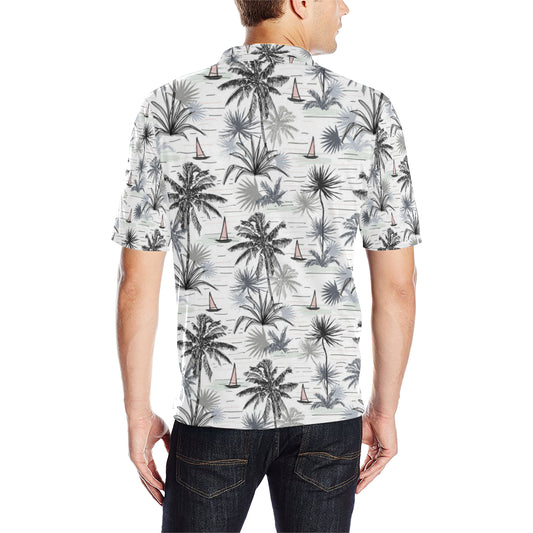 Pacific island Pattern Print Design A04 Men Polo Shirt