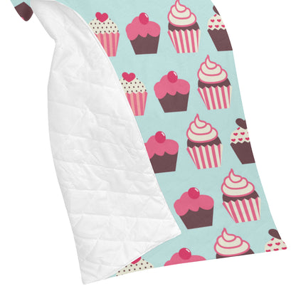 CupCake Print Pattern Premium Quilt