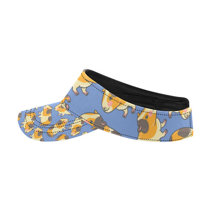 Guinea Pig Pattern Print Design 01 Unisex Sun Visor