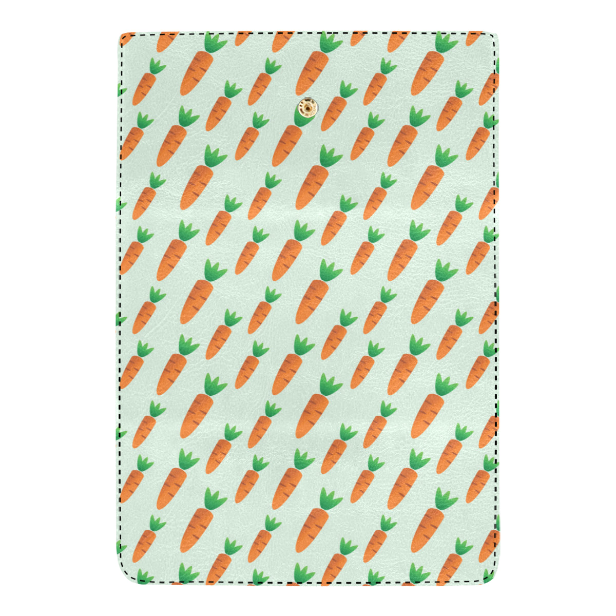 Carrot Pattern Print Design 05 Women's Trifold Wallet