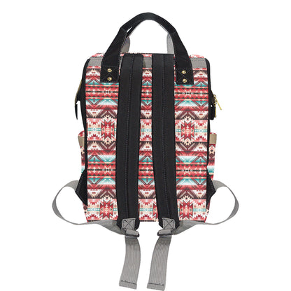Aztec Western Style Print Pattern Diaper Bag Backpack