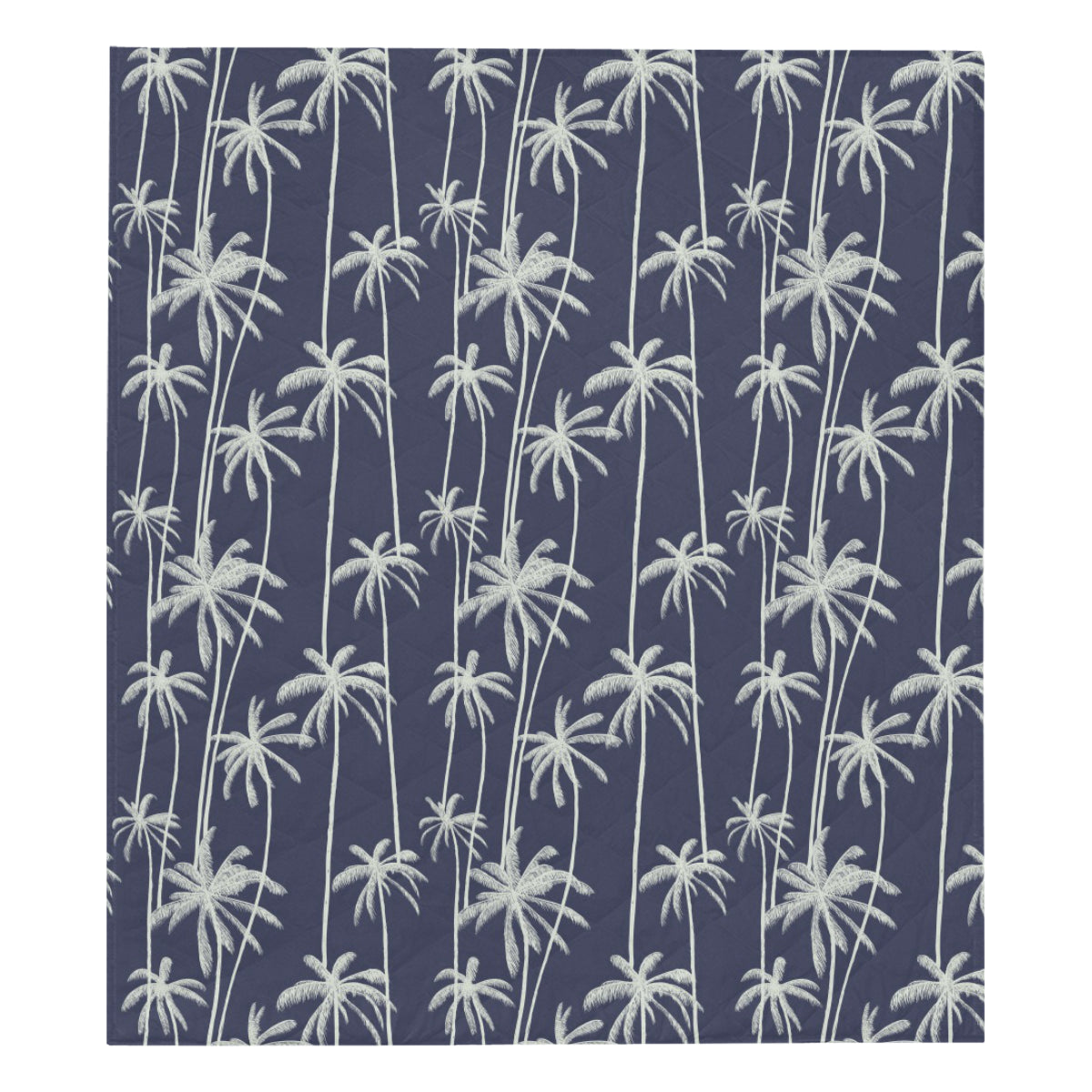 Palm Tree Pattern Print Design PT06 Premium Quilt